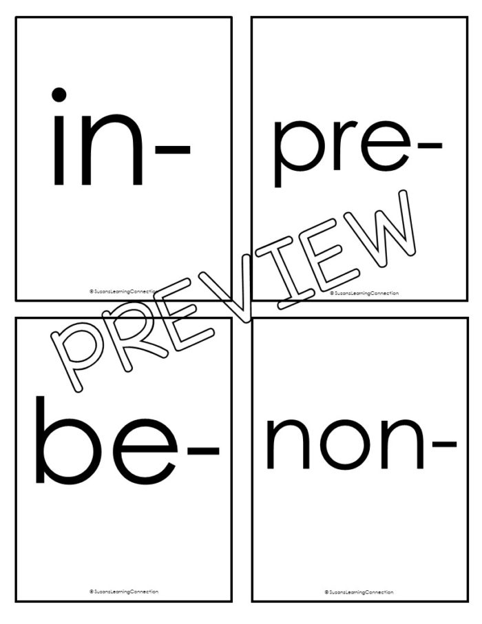 Prefixes / Morphology Cards - Image 4